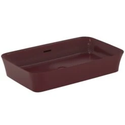 Ideal Standard Vasque Ipalyss Grenade 65x40 Cm Avec Trop Plein Et Sans Plage De Robinetterie -Aqua Home Magasin vasque ipalyss e1887v6 grenade 65x40 cm avec trop plein et sans plage de robinetterie 3