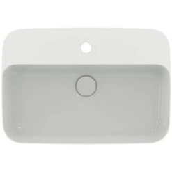 Ideal Standard Vasque Ipalyss Blanc Brillant 55x38 Cm Avec Trop Plein Et Avec Plage De Robinetterie -Aqua Home Magasin vasque ipalyss e207701 blanc brillant 55x38 cm avec trop plein et avec plage de robinetterie 3