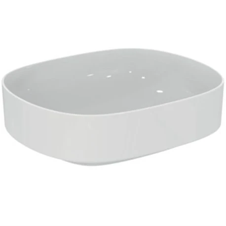 Ideal Standard Vasque Linda-X 45x38 Cm Blanc Brillant, Sans Trou Robinetterie, Sans Trop Plein 3 Ideal Standard Vasque Linda-X 45x38 Cm Blanc Brillant, Sans Trou Robinetterie, Sans Trop Plein