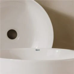 Roca Vasque Ona Ø37 Cm Blanc Brillant 11 Roca Vasque Ona Ø37 Cm Blanc Brillant -Aqua Home Magasin vasque ona o37 cm blanc brillant 3