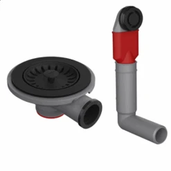 Franke Vidage Pour évier Noir Manuel, 1 Cuve 094398