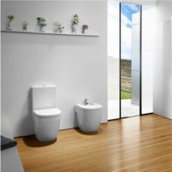 Roca WC à Poser Meridian Abattant Frein De Chute, 37x76x60 Cm 7 Roca WC à Poser Meridian Abattant Frein De Chute, 37x76x60 Cm -Aqua Home Magasin wc meridian a34224l000 a34124a000 2