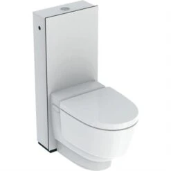 Geberit WC à Poser AquaClean Maïra Classic Sans Bride 4-6 Litres -Aqua Home Magasin wc sur pied aquaclean maira classic 146243111 habillage lateral stratifie blanc 44x59x40 cm 3