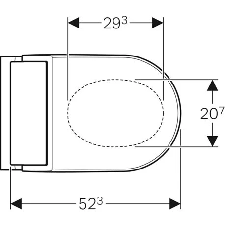 Geberit WC à Poser AquaClean Tuma Comfort Sans Bride Noir/verre 6 Geberit WC à Poser AquaClean Tuma Comfort Sans Bride Noir/verre – Image 4