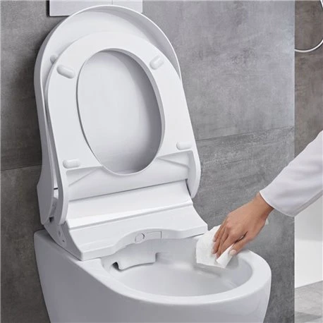 Geberit WC à Poser AquaClean Tuma Comfort Sans Bride Noir/verre 8 Geberit WC à Poser AquaClean Tuma Comfort Sans Bride Noir/verre – Image 6