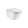 Roca WC Suspendu The Gap Square Blanc 34x54x40 Cm, Avec Abattant Frein De Chute -Aqua Home Magasin wc suspendu blanc 34x54x40 cm the gap square