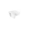 Roca WC Suspendu Debba Square Blanc 35,5x54x40 Cm, Avec Abattant Frein De Chute -Aqua Home Magasin wc suspendu blanc 355x54x40 cm debba square