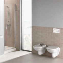 Roca WC Suspendu Debba Square Blanc 35,5x54x40 Cm, Avec Abattant Frein De Chute 7 Roca WC Suspendu Debba Square Blanc 35,5x54x40 Cm, Avec Abattant Frein De Chute -Aqua Home Magasin wc suspendu blanc 355x54x40 cm debba square 2