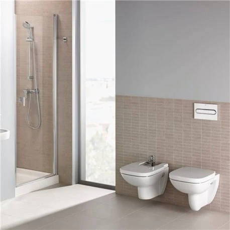 Roca WC Suspendu Debba Square Blanc 35,5x54x40 Cm, Avec Abattant Frein De Chute 5 Roca WC Suspendu Debba Square Blanc 35,5x54x40 Cm, Avec Abattant Frein De Chute – Image 3