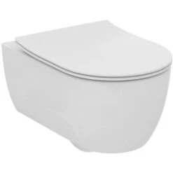Ideal Standard WC Suspendu Blend Curve 360x545x390 Mm Rond Blanc Brillant -Aqua Home Magasin wc suspendu blend curve 360x545x390 mm rond blanc brillant 1