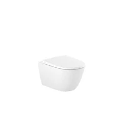 Roca WC Suspendu Ona Blanc Mat 36x53x29 Cm, Avec Abattant Frein De Chute