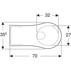 Geberit WC Suspendu PMR Vitalis 00392210000 700x355x345 Mm Avec Bride 9 Geberit WC Suspendu PMR Vitalis 00392210000 700x355x345 Mm Avec Bride -Aqua Home Magasin wc suspendu pmr vitalis 00392210000 700x355x345 mm avec bride 2