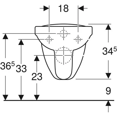 Geberit WC Suspendu PMR Vitalis 00392210000 700x355x345 Mm Avec Bride 3 Geberit WC Suspendu PMR Vitalis 00392210000 700x355x345 Mm Avec Bride