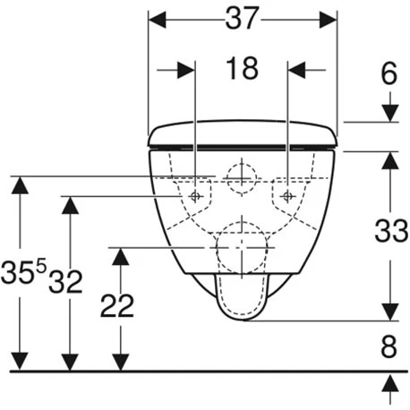 Geberit WC Suspendu Renova 500.800.00.1 530x370x390 Mm Frein De Chute 3 Geberit WC Suspendu Renova 500.800.00.1 530x370x390 Mm Frein De Chute