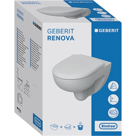 Geberit WC Suspendu Renova 500.801.00.1 540x370x405 Mm Sans Bride 7 Geberit WC Suspendu Renova 500.801.00.1 540x370x405 Mm Sans Bride – Image 5