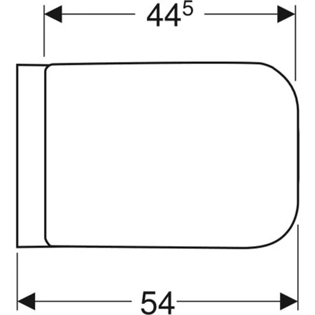 Geberit WC Suspendu Renova Plan 500.816.00.1 356x374x540 Mm Sans Bride 5 Geberit WC Suspendu Renova Plan 500.816.00.1 356x374x540 Mm Sans Bride – Image 3